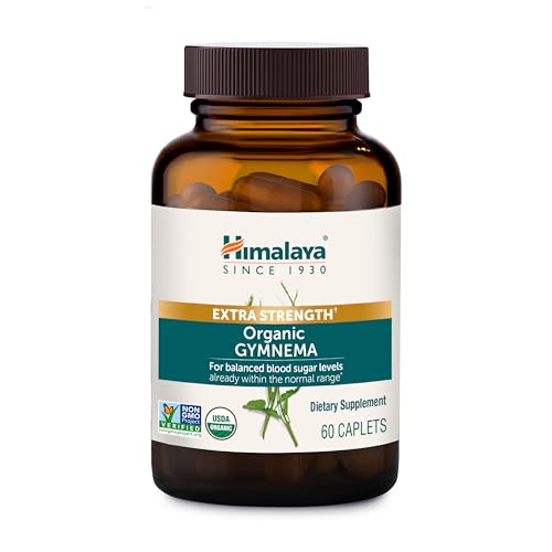 Himalaya USDA Extra Strength Organic Gymnema Sylvestre Extract 1085mg Gymnema Sylvestre Supplements Herbal Glucose Metabolism Support Gymnema Sylvestre Capsules Non-GMO Vegan Gluten Free