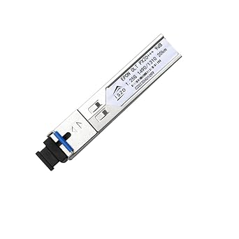 iszo A Piece pon Module EPON PX20+++ 1.25G Optical Fiber PON Module with 7/9db and SC Port, Compatible with BDCOM TPLINK Ubiquiti HIOSO VSOL Think, for EPON OLT, 20km px20 9dB,1