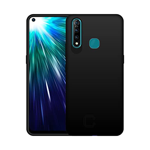 Image of Case Creation for Vivo Z1 Pro Back case, Vivo Z1 Pro Slim Flexible Smart Look case with 360 Camera All Angle Protection (Pure Black)