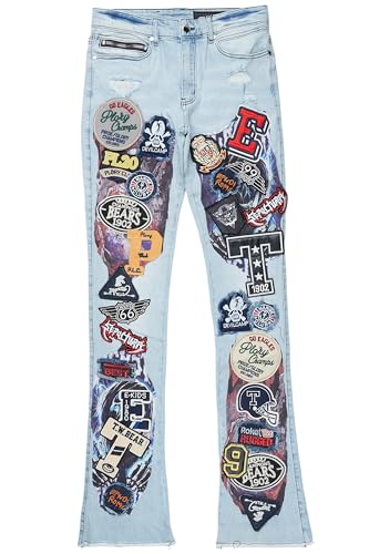 Men's Espen Stacked Flare Jean2