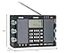 Tecsun H501 Digital Worldband AM/FM Shortwave Longwave Radio with SSB Reception, Dual Speakers, & MP3 Player, Matte Black