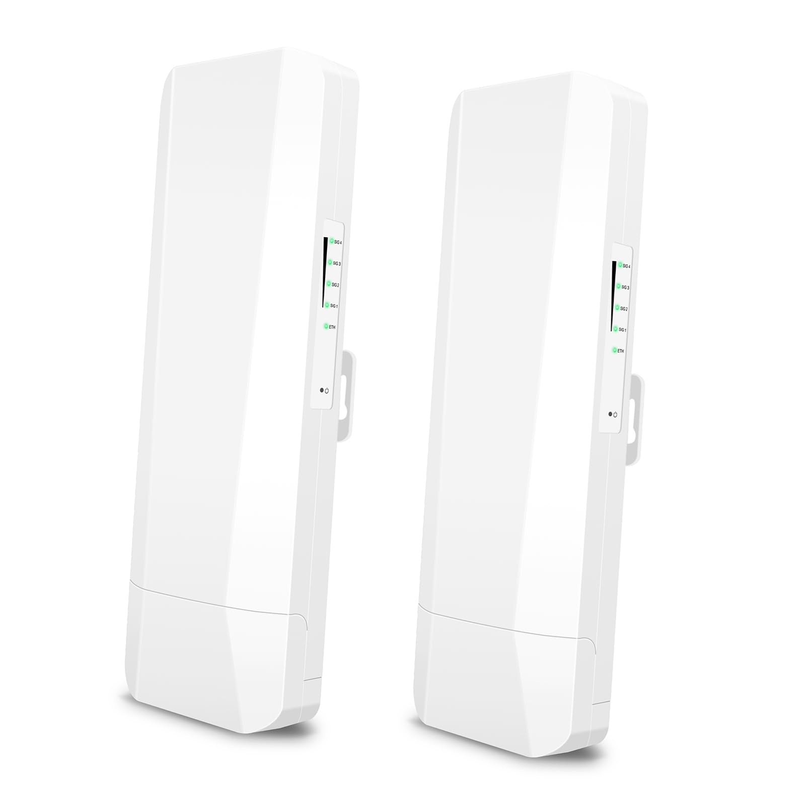 Gigabit Wireless Bridge, Długi Mostek Wi -Fi na Odległym Zasięgu, Bezprzewodowy Mostek Sieciowy 5G z Podwójnymi Mostami Bezprzewodowymi do Nadzoru na Zewnątrz i, Bez Okablowania, Dostępu na Zewnątrz