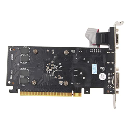 Scheda Grafica per Computer, Scheda Grafica da Gioco 1G DDR3 64 Bit PCIE 2.0, con Ventola di Raffreddamento, Supporto DirectX10.1, Scheda Video PC con Porta HDMI, DVI, VGA - Scheda video - Immagine 8