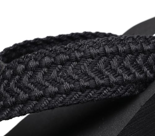 Womens Platform Flip Flops Arch Support Wedge Sandal Soft Cushion Beach Thong Sandals3