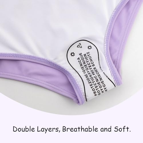 Image of Belovance Girls Swimsuit One Piece Swimwear Adjustable Straps Back Cutout Athletic Sport Kids Tween Bathing Suit 5-14 Years