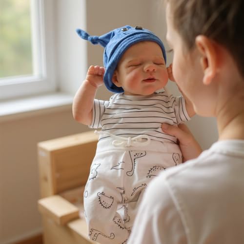 Muñeca Reborn Bebé Niño Realista 18 Pulgadas miniatura 6
