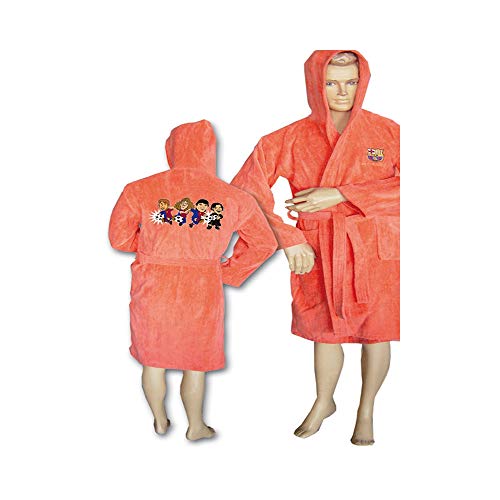 Peignoir DE Bain Enfant 'FC Barcelone Toons Mango T2' Velours 100% Coton