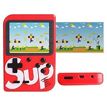 TechKing Game400 in 1 Super Handheld Game Console, Classic Retro Video Game, Colourful LCD Screen, Portable, Best for Kids (Assorted Color) 2 Year Warranty