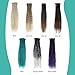 Pouweney 24 Inch 3 In 1 Dreadlock Extensions Sets, 30 Strands Mixed Brown to Blonde Synthetic SE Dreads Extensions, 100% Handmade Soft Single Ended Curly Boho Wavy Dreads for Girls