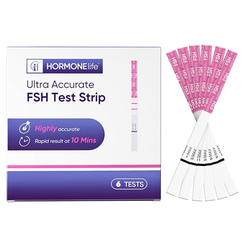 6Pack FSH Test Strip for Women Menopause Test Strips at Home Ovarian Reserve & Hormone Balance Test