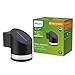 Produktbild Philips Outdoor Solar Fyve Wandleuchte 1,5W, Tageslichtsensor, 2700 Kelvin, IP44 wetterfest, schwarz