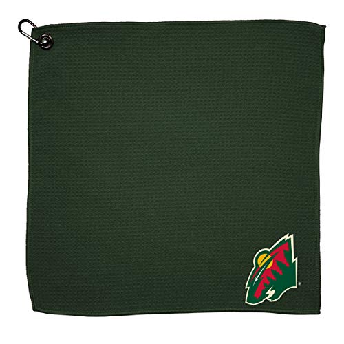 Team Golf NHL Minnesota Wild Microfiber Golf Towel, 15x15 (Multicolor)