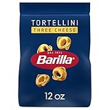 Barilla Three Cheese Tortellini Pasta, 12 oz. Bag - 6 Servings Per Bag - Pantry Friendly Dried Tortellini - Made with Non-GMO Ingredients