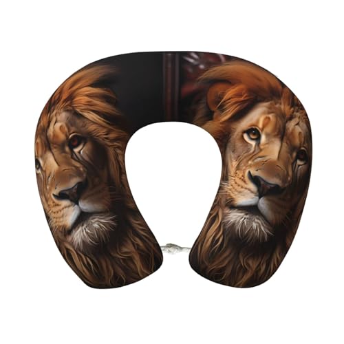 Almohada de viaje espuma viscoelástica ergonómica miniatura 1