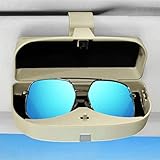 Fuerte y duradero: hecho de material ABS de alta calidad, interior libre de olores con cojín de gamuza suave para proteger las gafas de arañazos y mellas.