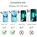 Hsefo for iPhone 13 & iPhone 13 Mini Camera Lens Protector, Bling 3D Rhinestone Sparkle Diamond 9H Tempered Glass Camera Cover Anti Scratch Shockproof Lens Screen Full Protective Cover