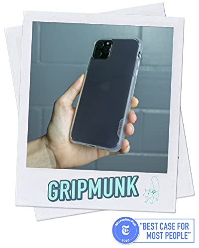 Image of Smartish iPhone 11 Pro Max Slim Case - Gripmunk [Lightweight + Protective] Thin Cover (Silk) - Nothin' to Hide