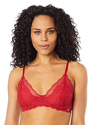 Sutiã leve com aro, Valisere,feminino,vermelho fogo, 46
