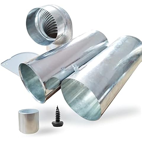 3911EZ9131X 383EEL9001B Side Vent Kit Universal for LG Dryer, Venting Kit Assembly Compatible with Kenmore/sears, Replacement Part AP4438852 Exhaust Out Either Side or Bottom Cover