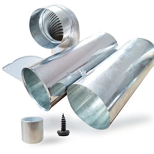 3911EZ9131X 383EEL9001B Side Vent Kit Universal for LG Dryer Venting Kit Assembly Compatible with Kenmore/sears Replacement Part AP4438852 Exhaust Out Either Side or Bottom