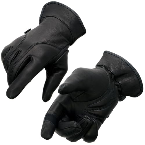 Image of Milwaukee Leather Women's Leather Lightweight Motorcycle Lined Driving Hand Gloves - X-Small