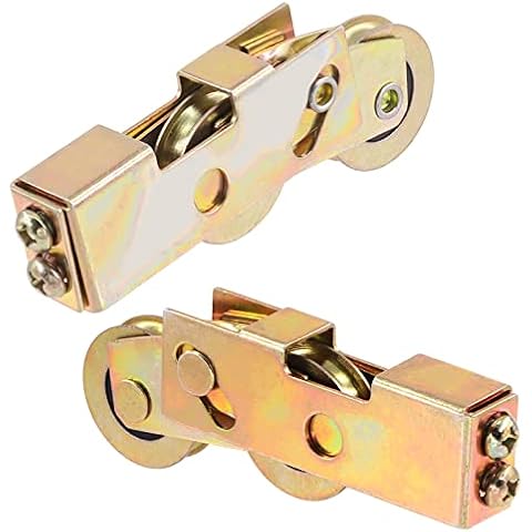 Wokape Heavy Duty Metal Sliding Door Rollers Cover