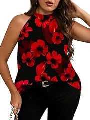 Black and Red Floral