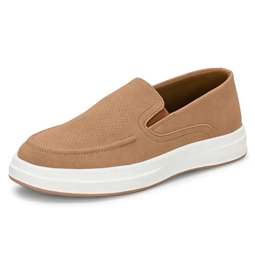 Image of Centrino Driver Loafers for Man | Casual Shoes for Men Stylish | Slip-On Lightweight Moccasins | Cushioned Insole | Comfortable Walking Loafer Shoes for Men | Hand-Stitched | Mens Shoes (9571)