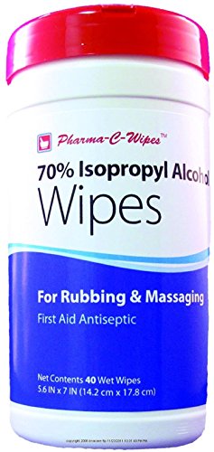 Custom Manufactured Products - Pharma-C-Wipes 70% Isopropyl Alcohol First Aid Wipe
