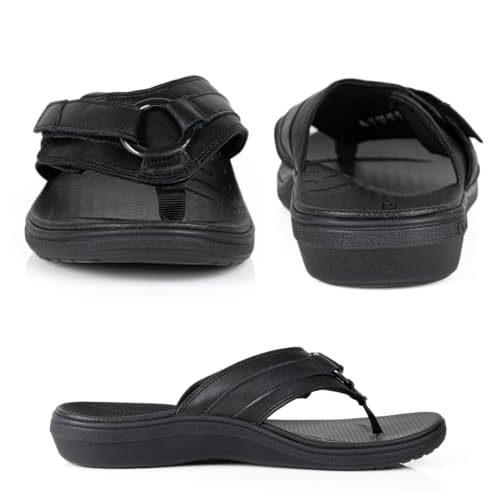 PowerStep ArchWear Orthotic Sandals Women - Orthopedic Flip Flops for Arch Support & Plantar Fasciitis Pain Relief - Built-In Heel Cradle for Added Support2