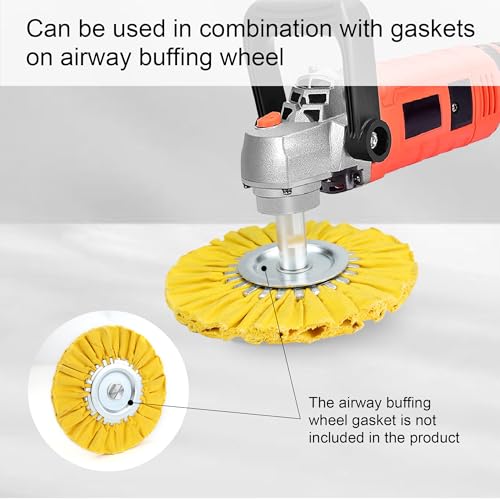 Image of Airway Buffing Wheel Extension Shaft 2-1 /4 inch L Angle Grinder Buff Extender Kit 5 /8 inch-11 Threads Arbor Extended Adapter - 2 pcs