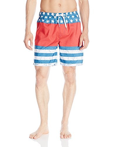 teal cove Men's Bali Stars and Stripes Short-picture-13