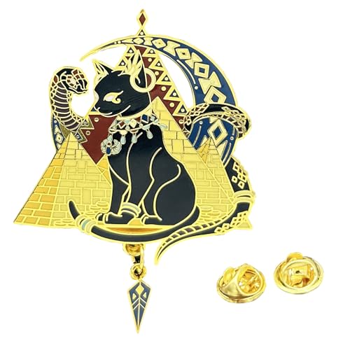 Vivificencacute cat enamel pins for backpack black kitten lapel pins funny enamel pin brooches