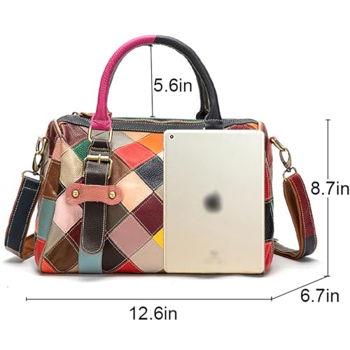 Bolso Tote de Cuero Genuino para Mujer miniatura 6
