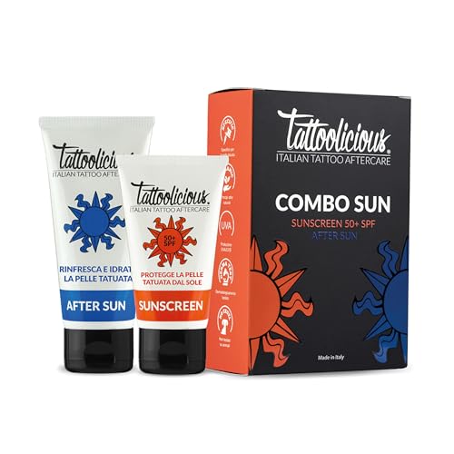 Tattoolicious COMBO SUN - SUNSCREEN 50+SPF, La Protection...