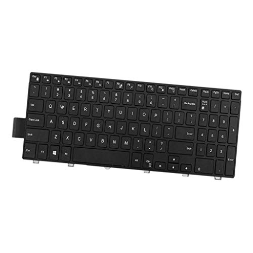 gazechimp Novo Teclado Para Dell Inspiron 15-5000 Series 5551 5552 5555 Latin Black