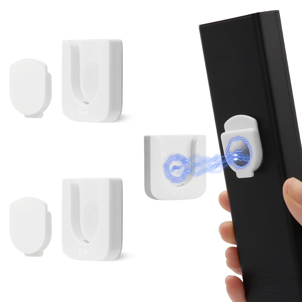 FIDWALL Magnetic Remote Control Holder Wall Mount, Innovative Slot Design for Effortless Organization of Home Office