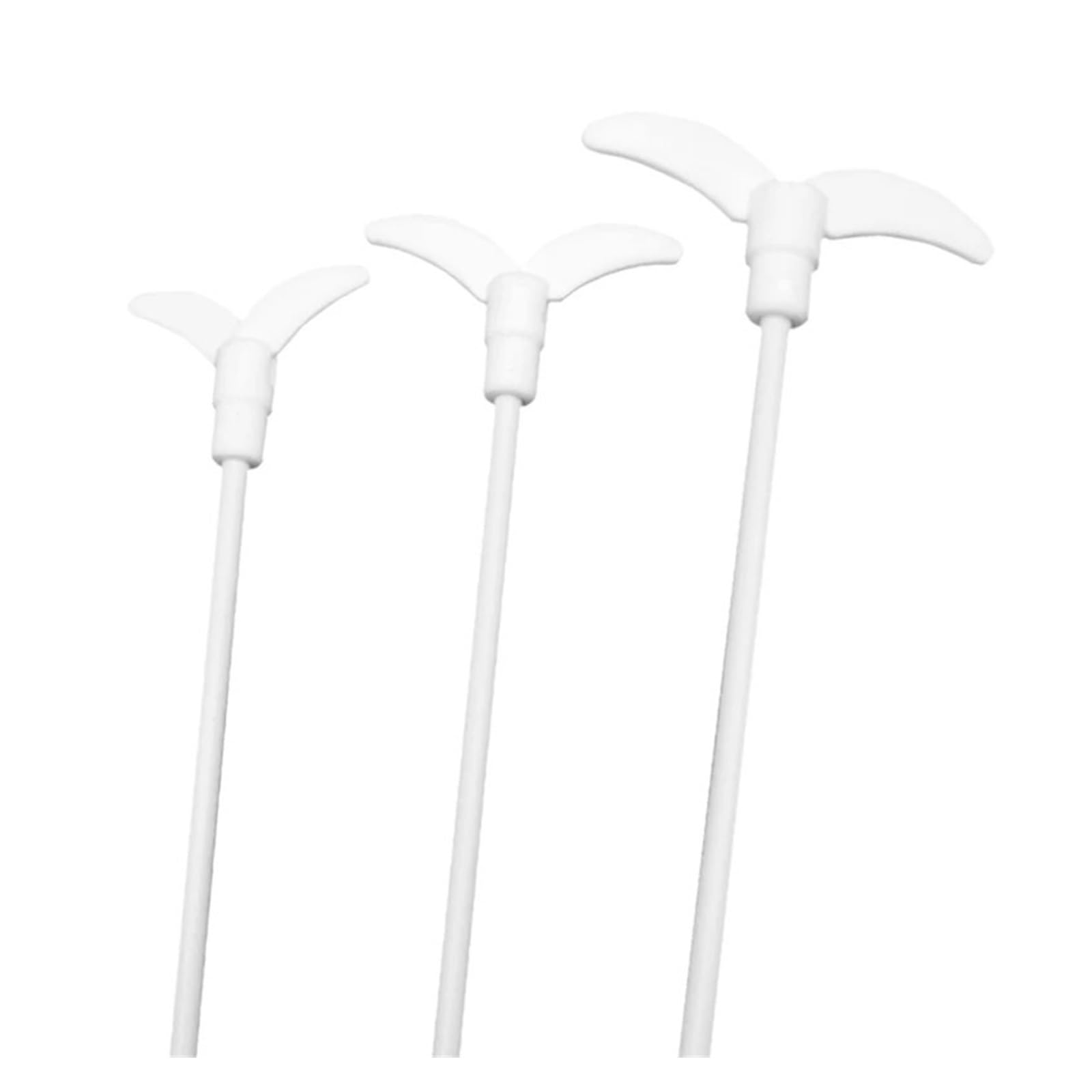 PTFE wałek mieszadło prętowe 2 łopatki mieszadła z PTFE, politetrafluoroetylen, odporny na kwasy i zasady, długość pręta 500 mm, średnica 8(8x500x90mm)
