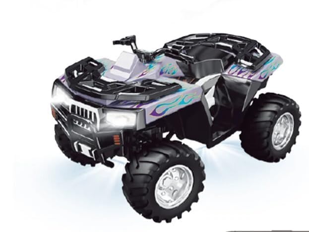 NIU Sales Mini RC Monster Off-Road Car – 1:54 Scale Remote Control Truck with Big Tyres, Shock Absorbers & LED Lighting | Strong Alloy Body Toy for Kids