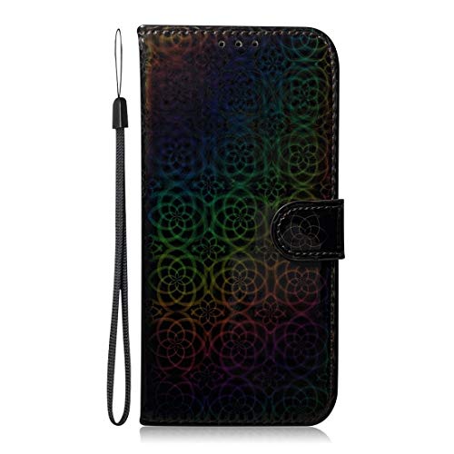 JSLY – Capa de couro PU com fivela magnética horizontal para LG G8 ThinQ com suporte e compartimento