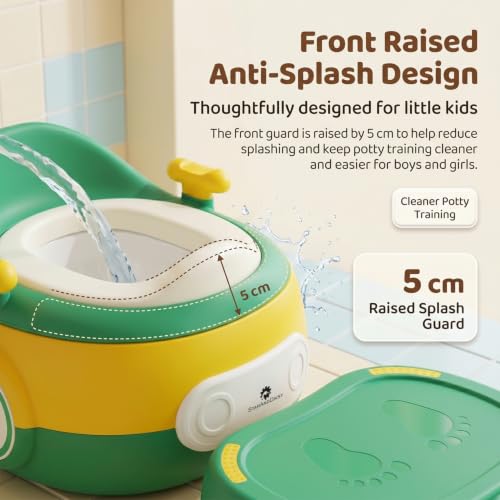 Image of StarAndDaisy 3 in 1 Kids Potty Training Seat with Step Stool & Toilet Trainer | Potty Seat for Kids 2-5 Years | Potty Training Seat 1-3 Years | Potty Seat for Kids 6 Months-3 Years