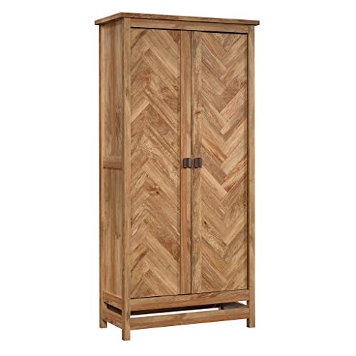 Image of Sauder Cannery Bridge Storage Cabinet / Pantry Cabinet, Sindoori Mango finish