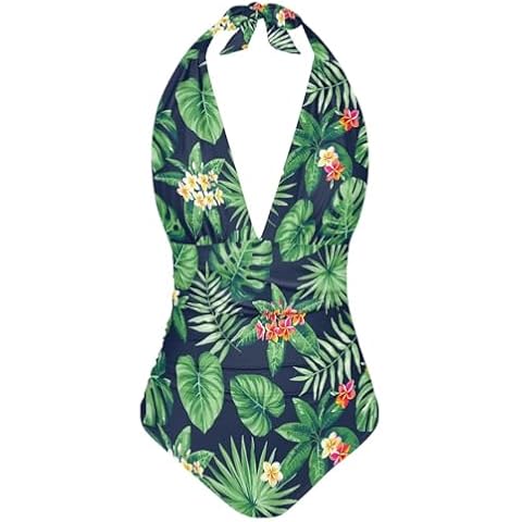 Sprowallow One Piece Tummy Control Swimsuit Cover