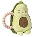 Mary Meyer Teether Baby Rattle, 6-Inches, Yummy Avocado
