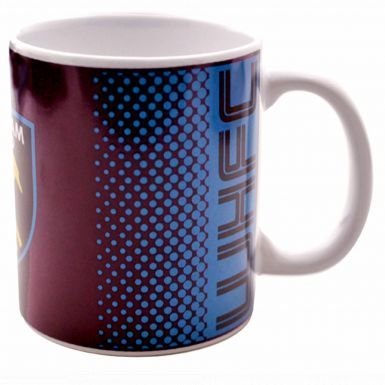 West Ham United F.C. Official Crest Ceramic Mug