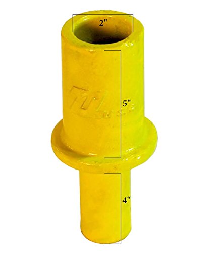 U-Bolt Fork / 5? Height Extension, Single - ZACKLIFT - Engineered for Heavy Duty Industrial Applications in Towing, Rigging, winching, and Hauling - HIGH Strength Steel Casting
