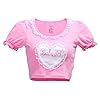Littleforbig-Kawaii-Crop-top-Puff-Sleeve-Scoop-Neck-Shirt Littleforbig Kawaii Crop top Puff Sleeve Scoop Neck Shirt – Little Babygirl XL Pink