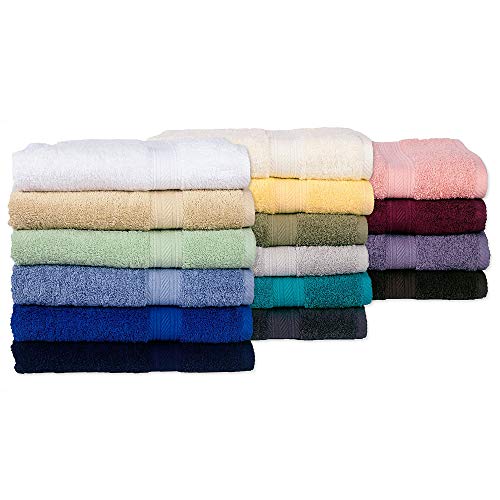 orpheebs - Juego de 6 Toallas de baño de Lujo de 70 x 140 cm, 350 gr/m2, Hotel SPA Zero Twist, 100% algodón Egipcio.