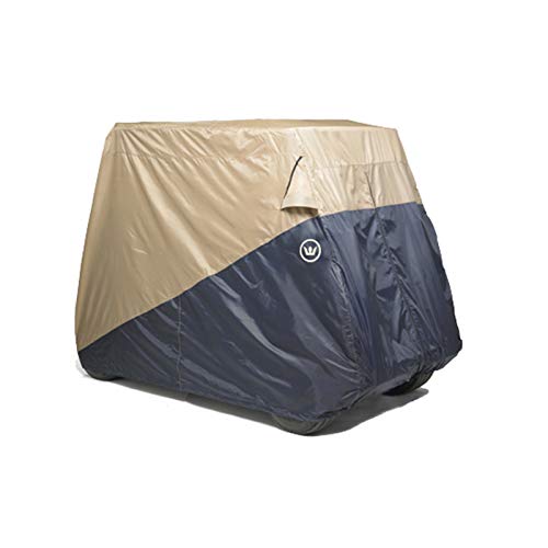 Eevelle 2 Passenger Golf Cart Storage Cover In Black And Tan #TOP1