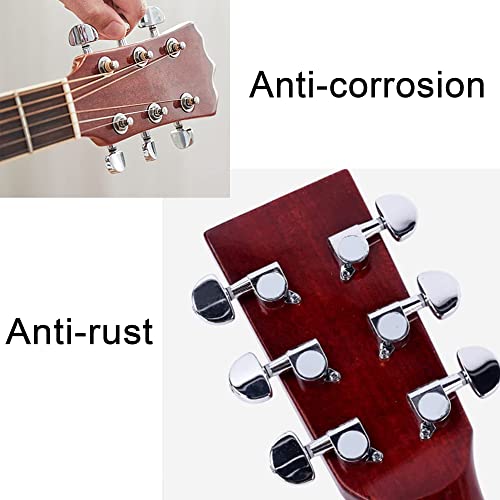 KSHQU 6pcs Guitare Accordeurs Clés Chevilles Mécaniques Mécanique Tuners pour Acoustique Touches De RéGlage 3L3R… - Les Beatles, Paul McCartney, John Lennon, RIngo Starr, George Harrison KSHQU 6pcs Guitare Accordeurs Clés Chevilles Mécaniques Mécanique Tuners pour Acoustique Touches De RéGlage 3L3R… – Image 5